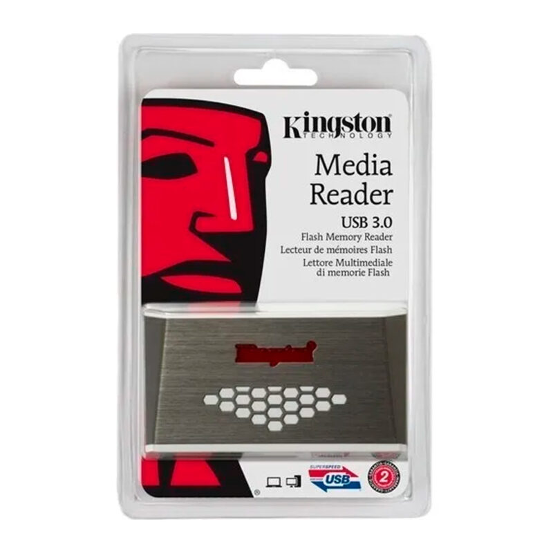 Leitor Cartão Memória Kingston Fcr-hs4 4 em 1 Usb 3.0