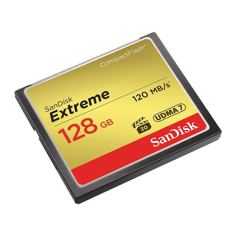 Cartão de Memória SanDisk Compact Flash Extreme 128GB 120MB/s