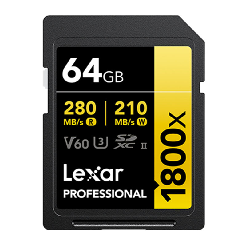 Cartão de Memória Lexar 64gb Cartão Sd Professional 280Mbs