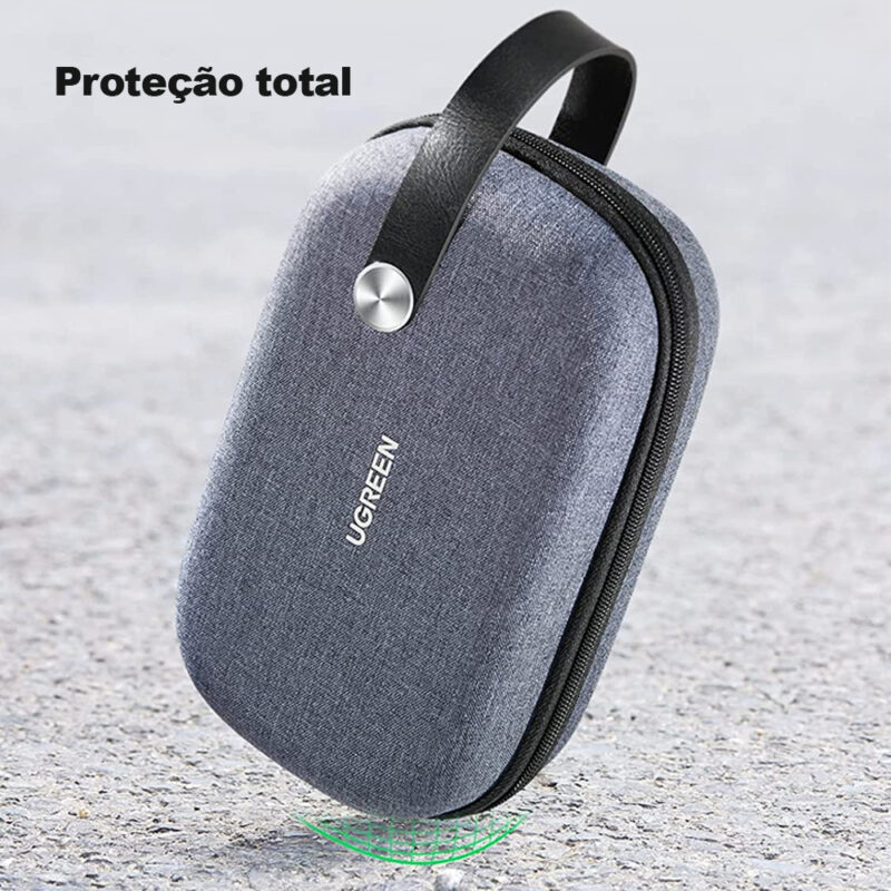 Case Bag Estojo Organizador Ugreen Acessórios Fones Cabos