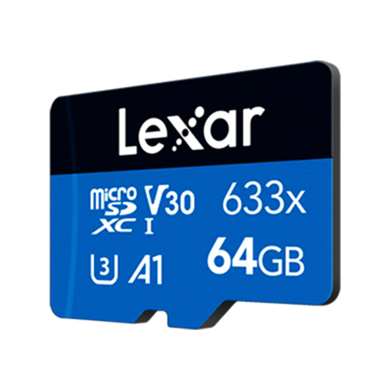 Cartão Memória Micro Sd Lexar 64gb MicroSd 100Mbs Preto/Azul / 843367128891