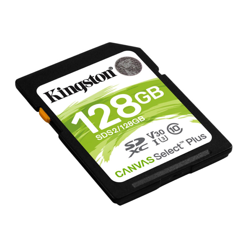 Cartão Memória SDXC 128GB Canvas Select Plus 100MBs Kingston