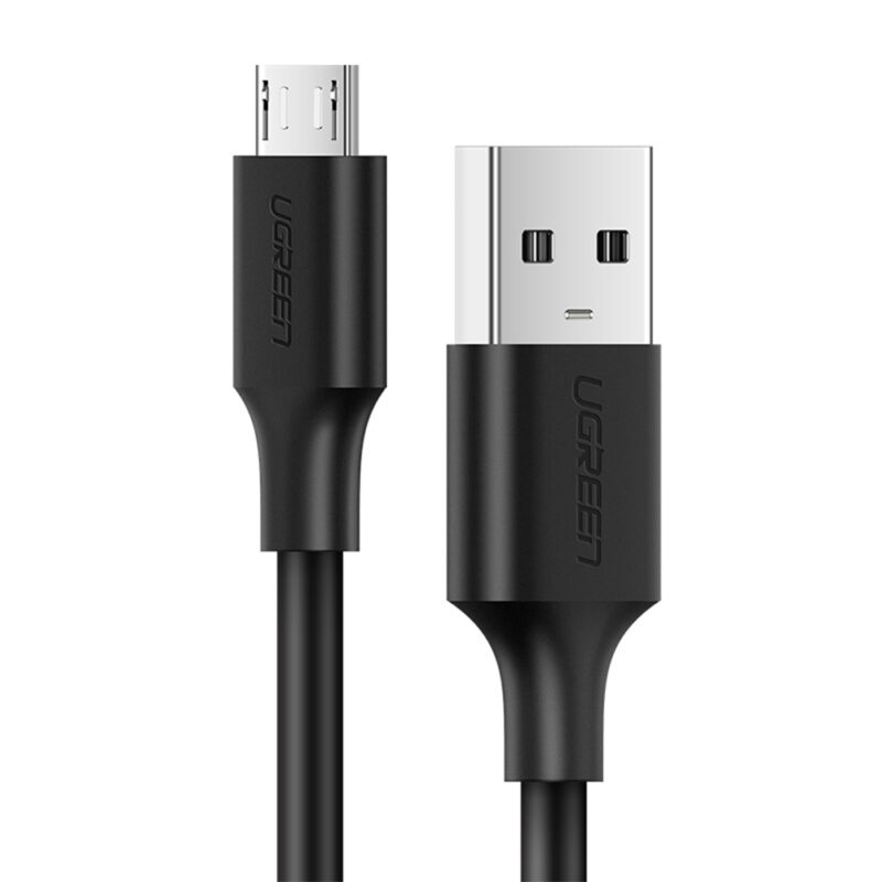 Cabo Usb 2.0 para Micro Usb Ugreen Macho 1.5 Metros Preto