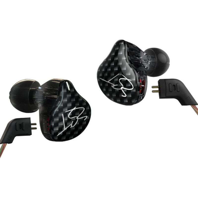 Fone de Ouvido Com Fio Kz Zst Conector 3.5mm Preto