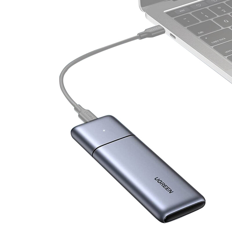 Case Externa Ugreen Cm389 Usb-C para M.2 Nvme Sata