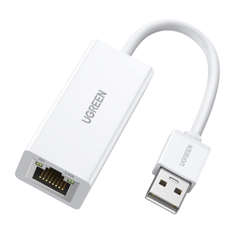 Adaptador Ugreen Usb 2.0 Macho para Rj45 Ethernet 100Mbs