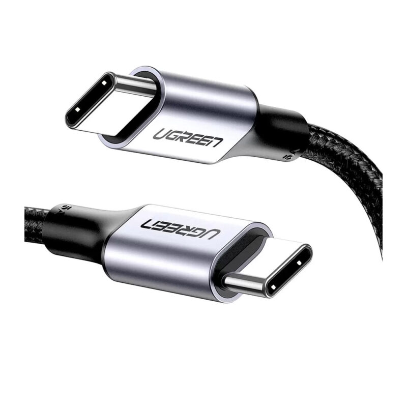 UGREEN USB-C to USB-C 2.0 Cable 100W Alu Case with Braid 1.5m (Space Gray) 70428