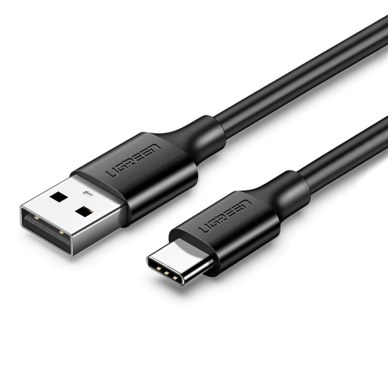 Cabo de Dados Ugreen US287 Usb 2.0 p Usb Tipo C 1m Preto