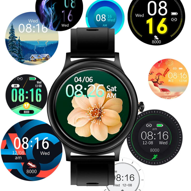 Kumi K16 Relógio Smartwatch Bluetooth 5.0 Tela 1.28 pol.