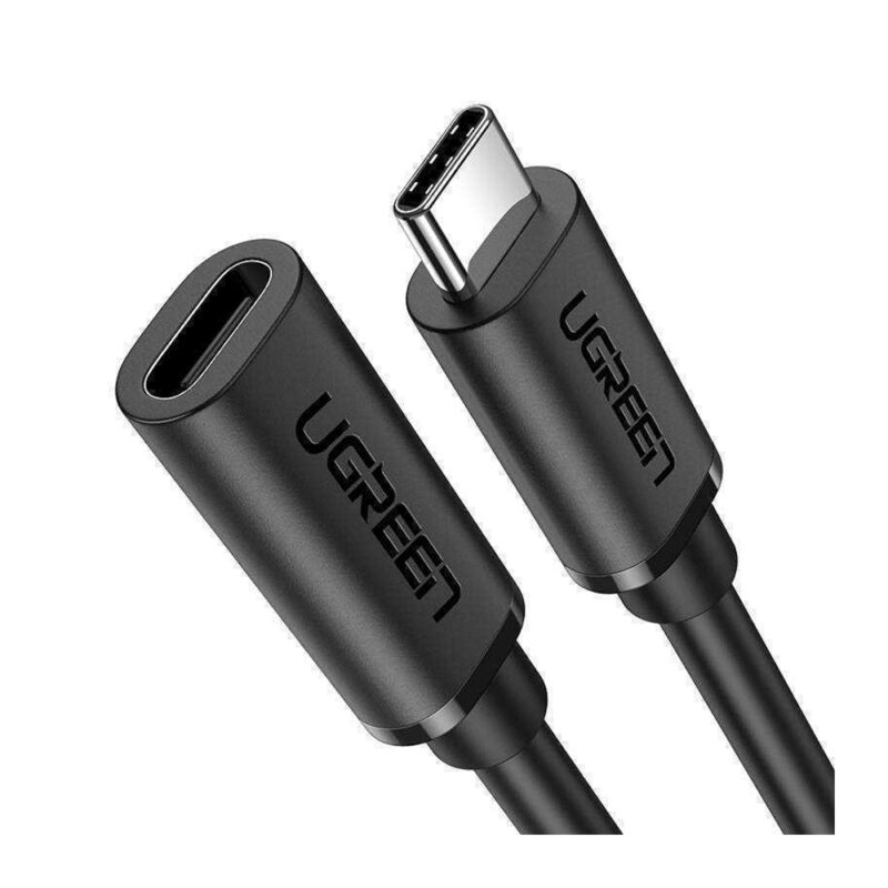 UGREEN USB-C/M to USB-C/F Gen2 5A Extension Cable 1m (Black) 10387