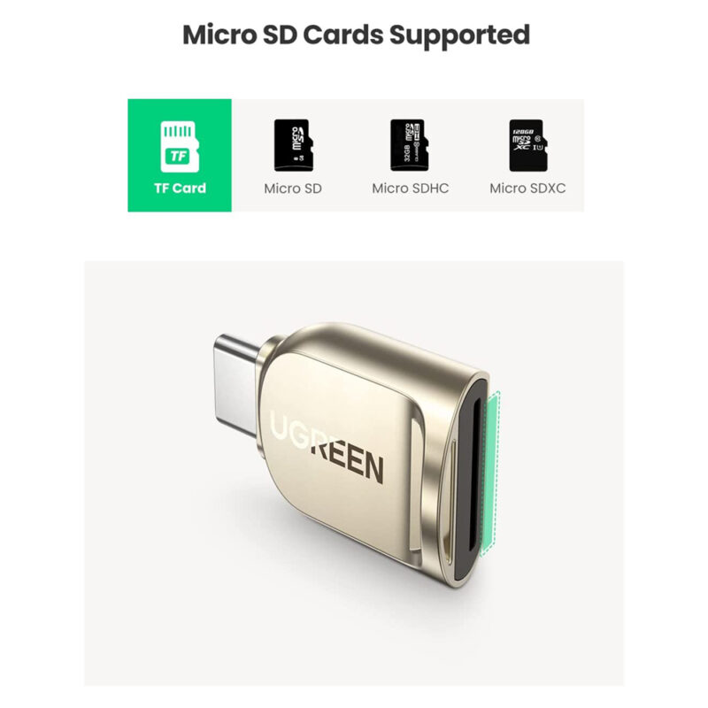 Adaptador Ugreen CM331 Usb Tipo C para Cartão Micro Sd