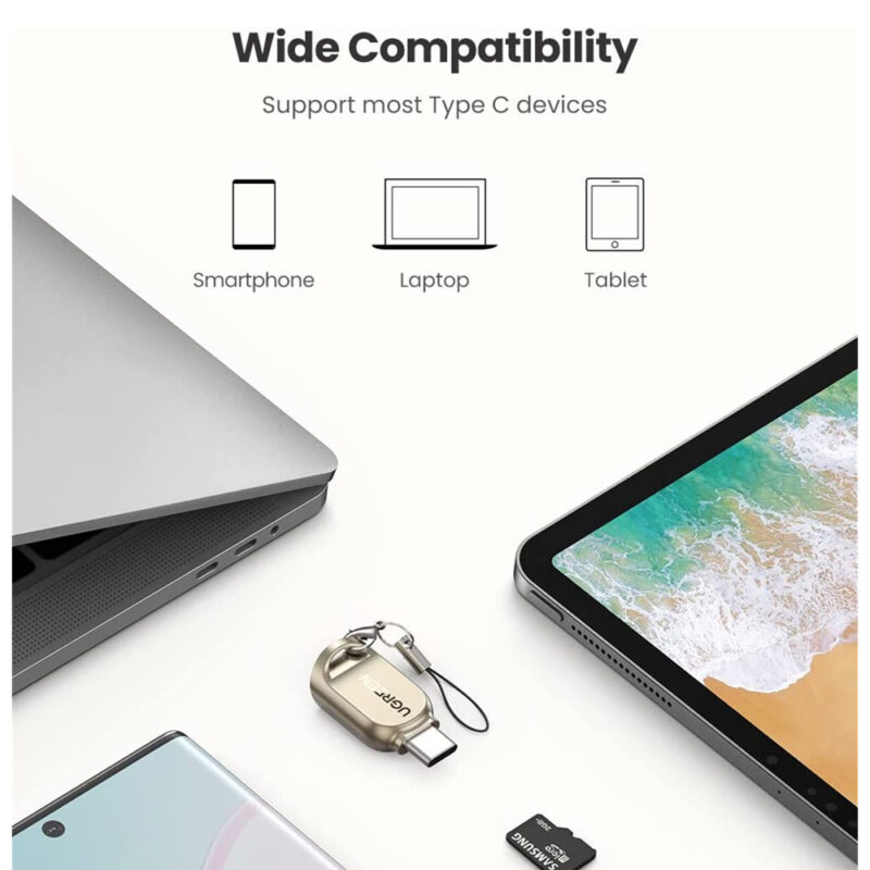 Adaptador Ugreen CM331 Usb Tipo C para Cartão Micro Sd
