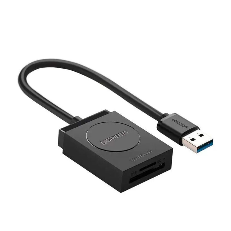 Adaptador Ugreen Cr127 Usb 3.0 p Micro Sd e SD Preto