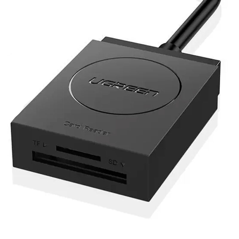 Adaptador Ugreen Cr127 Usb 3.0 p Micro Sd e SD Preto