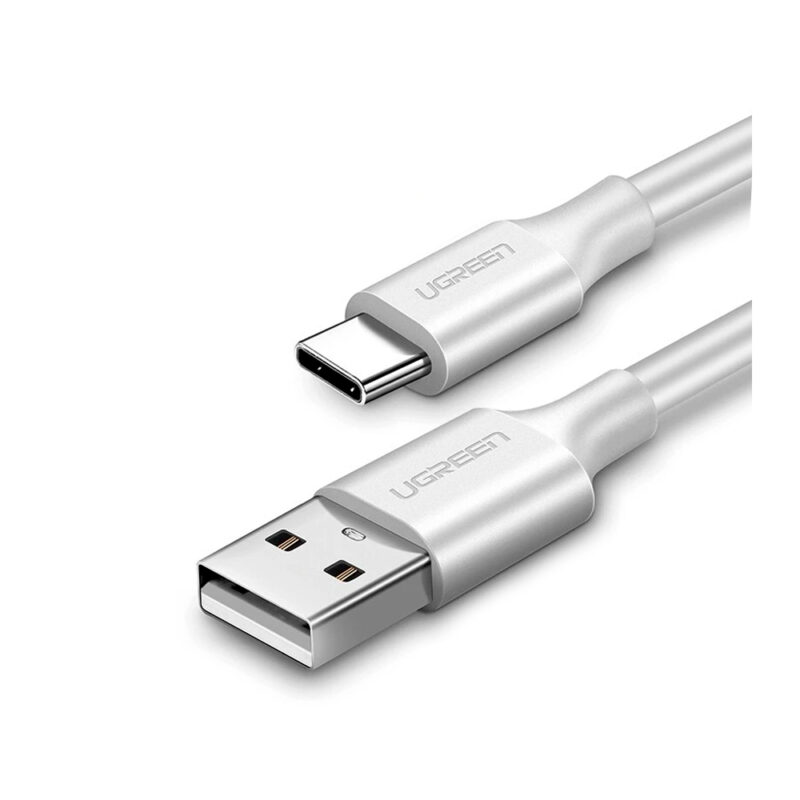 Cabo Dados Ugreen US287 Usb 2.0 p Usb Tipo C 1,5m Branco