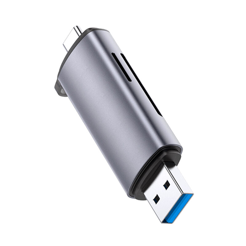 Adaptador Ugreen Cm184 Usb TipoC e A para Micro Sd e SD