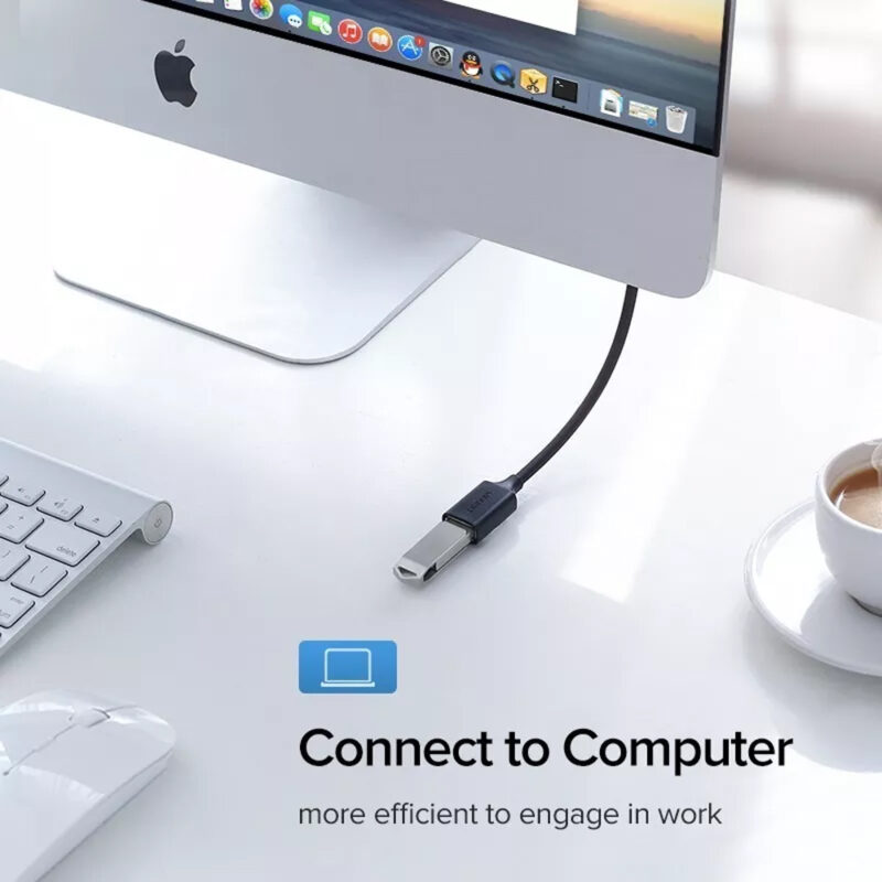 Cabo Extensor Usb 2.0 Ugreen Tipo A Macho para Fêmea 1.5M