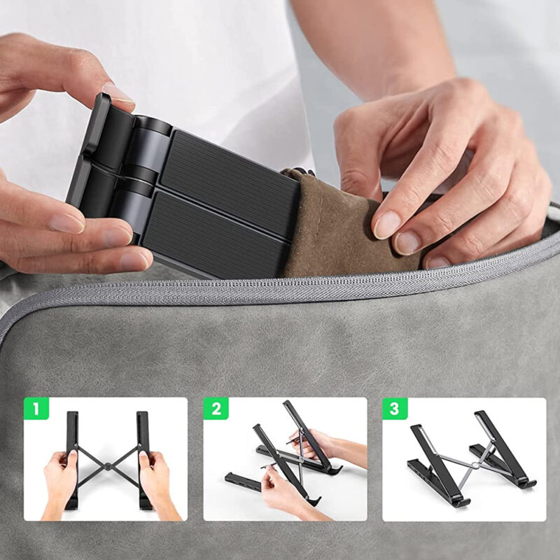 Suporte Notebook Ugreen Hub 5 em 1 Hdmi Usb/C Microsd e SD