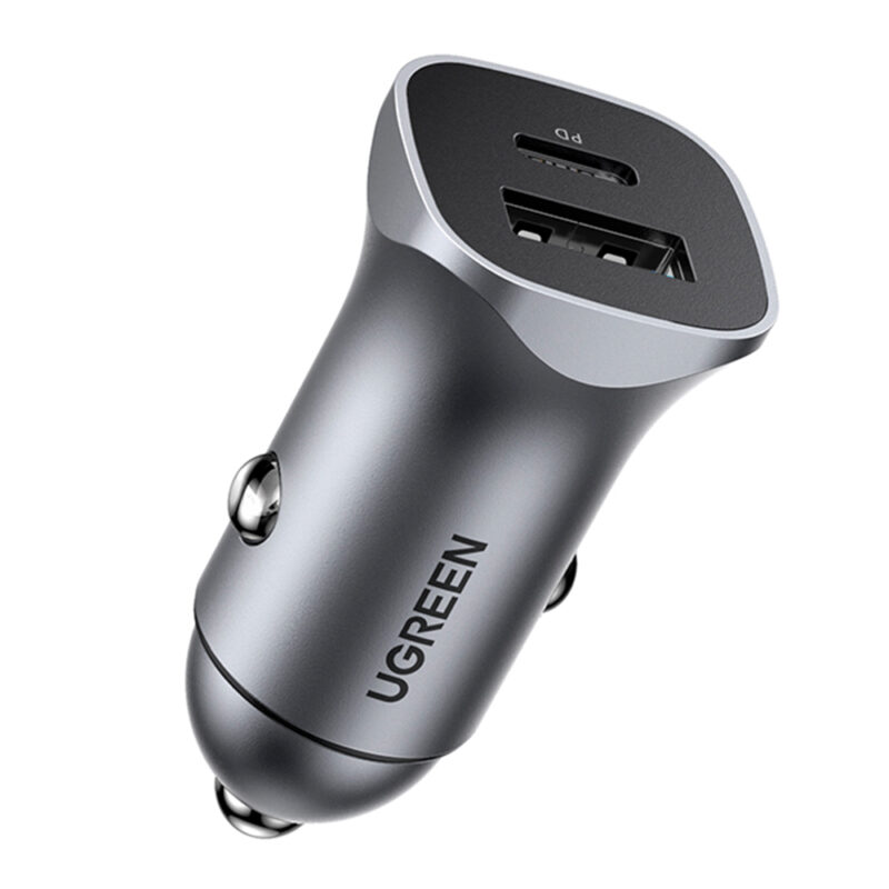 UGREEN A+C Dual-Port Car Charger PD30W+SCP22.5W - 40858