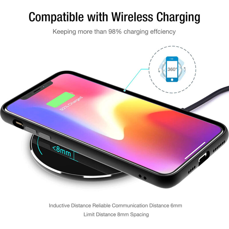 Carregador Sem Fio Tozo W1 e Cabo Usb-C/A Qc 2.0/3.0 Preto