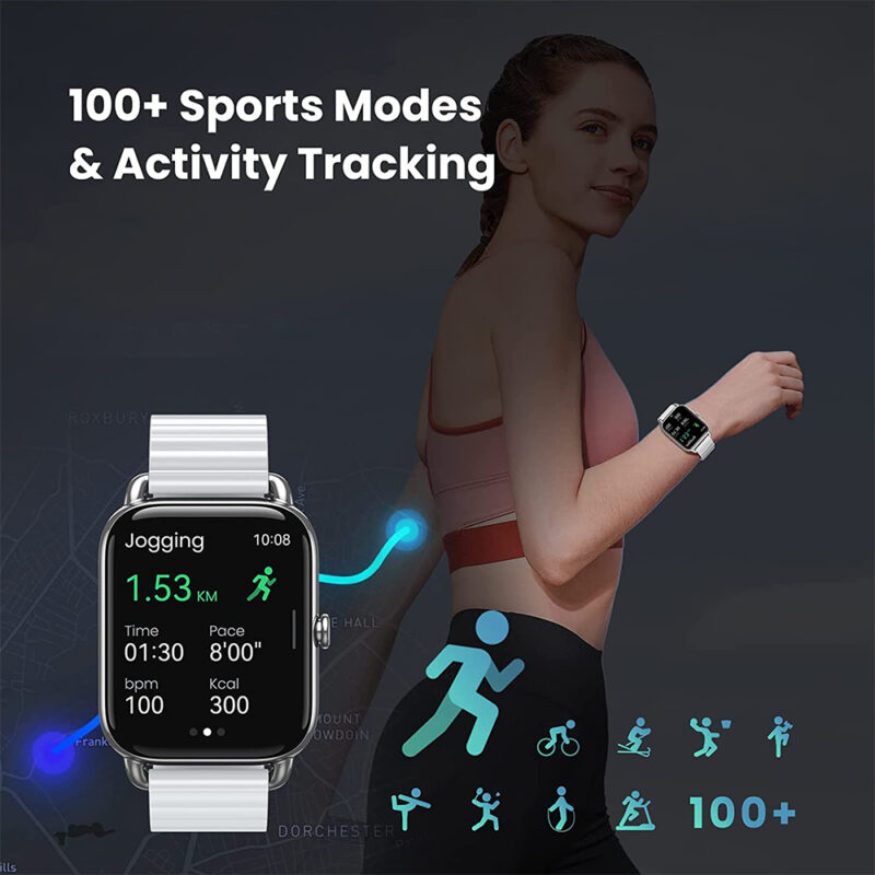 Smartwatch Haylou Rs4 Plus BT5.1 Tela 1.78 Pulseira de Imã cinza 6971664931990