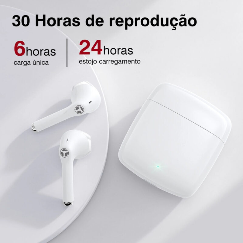 Fone Ouvido Tranya F4 Bluetooth 5.3 Driver 13mm Modo jogo