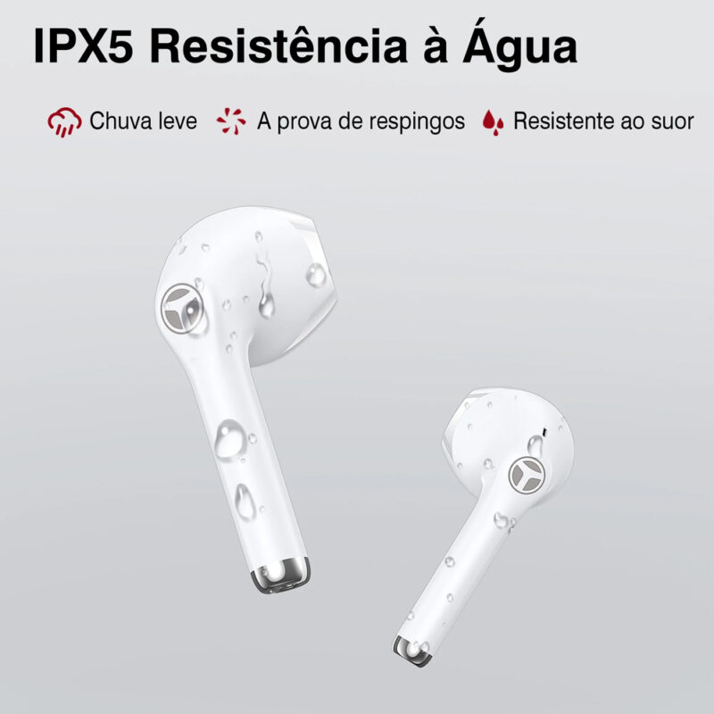 Fone Ouvido Tranya F4 Bluetooth 5.3 Driver 13mm Modo jogo