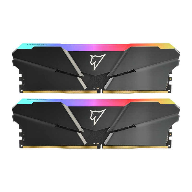 Memória Ram Netac 16gb (2x 8gb) Rgb Ddr4-3200 C16 Pc Desktop