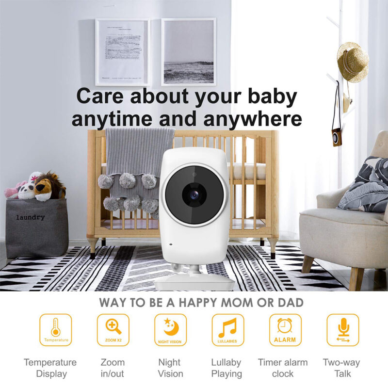 Babá Eletrônica Baby Monitor Sem Fio 2.4Ghz Tela 3.2 pol. SM32