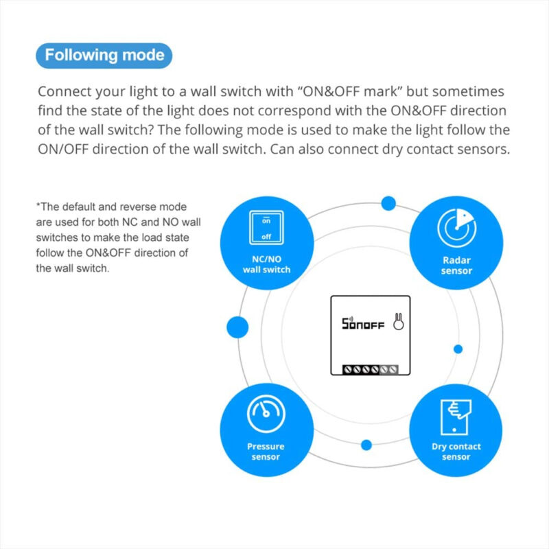 Interruptor Sonoff Mini R2 Casa Inteligente Automação Residencial 3un (K3-4606)