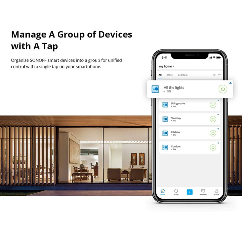 Interruptor Wifi Sonoff Basicr2 Google Alexa Casa Inteligent