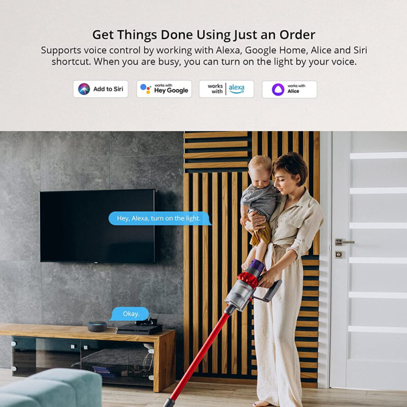Interruptor Sonoff M5 WiFi Alexa Google Casa Inteligente