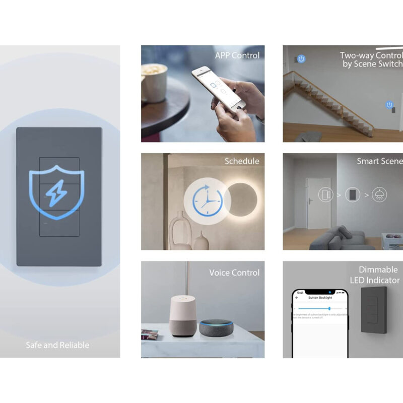 Interruptor Sonoff M5 WiFi Alexa Google Casa Inteligente