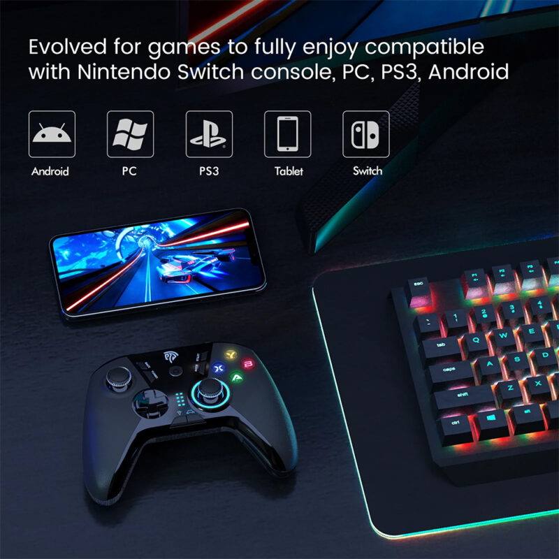 Controle Sem Fio Easysmx Esm9110 pra Nintendo Ps3 Android Pc