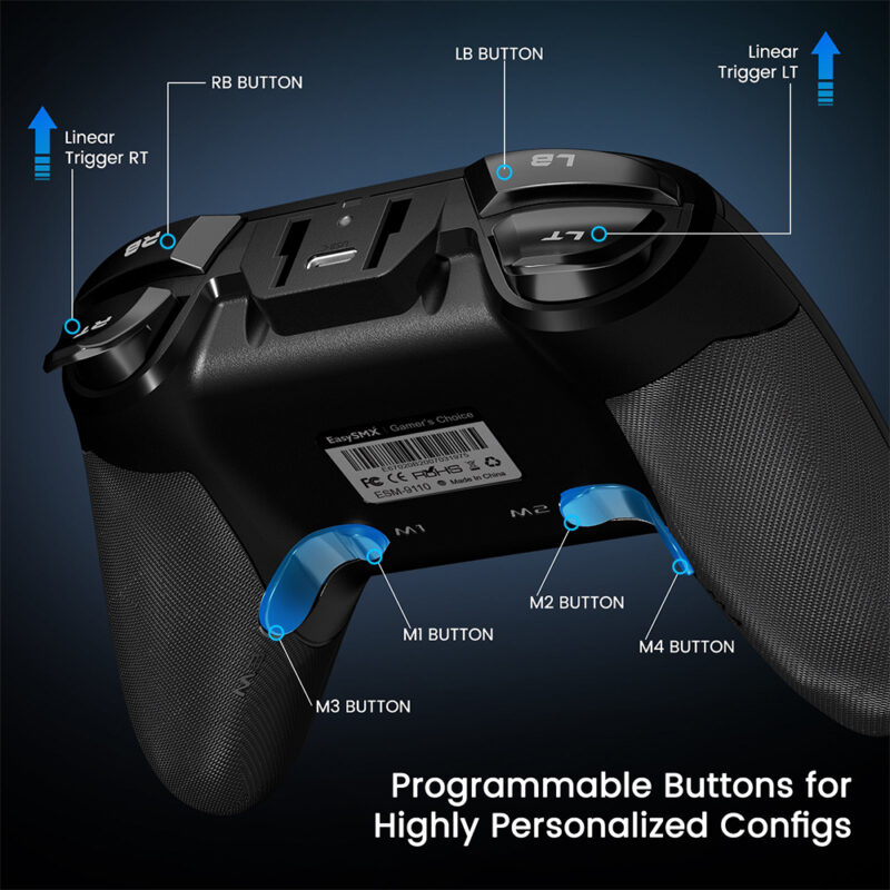 Controle Sem Fio Easysmx Esm9110 pra Nintendo Ps3 Android Pc