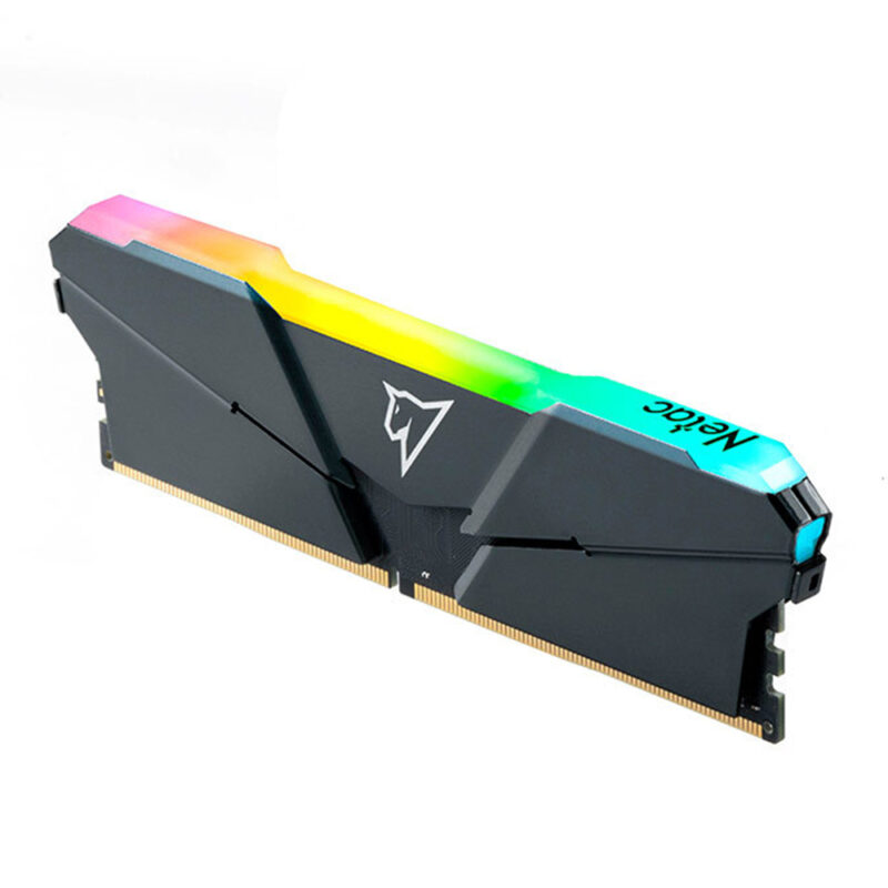 Memória Ram Netac 16gb (2x 8gb) Rgb Ddr4-3200 C16 Pc Desktop
