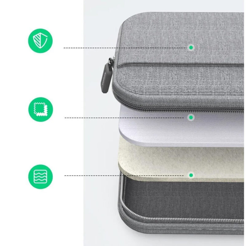Bolsa Portátil Ugreen para Notebook de 13 a 13,9 pol Cinza