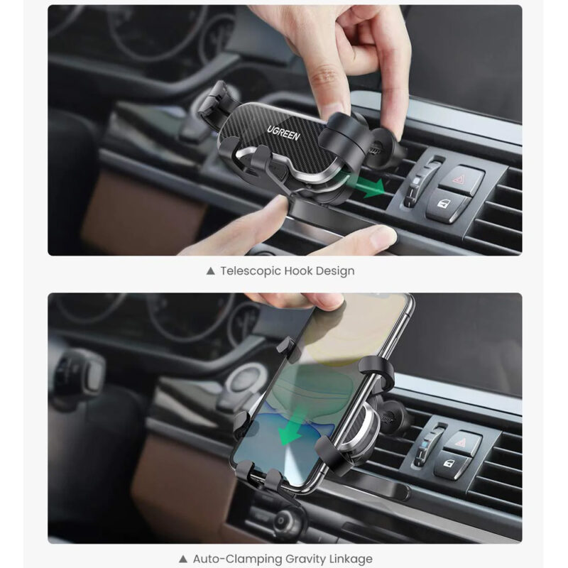 UGREEN Gravity Phone Holder for Car with Hook 80871