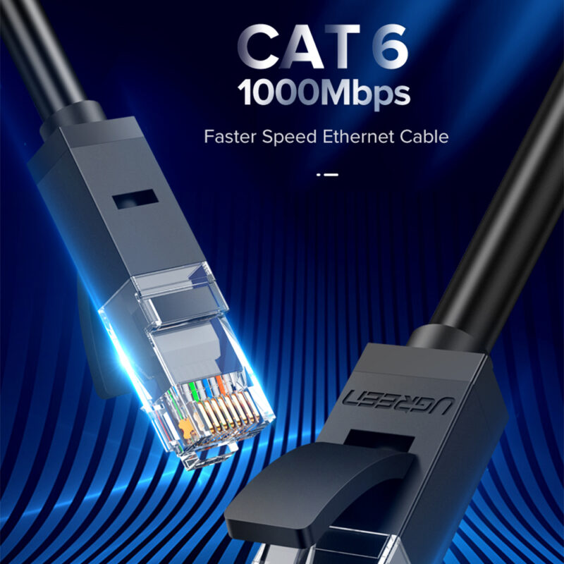 UGREEN Cat 6 U/UTP Lan Cable 2m (Black) 20160