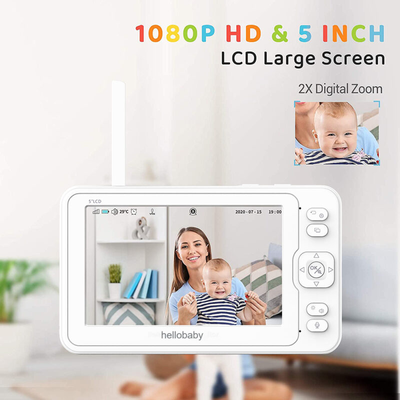 Baby monitor model : tv-bm308-5a-2mp-xm(1-1) 5''LCD