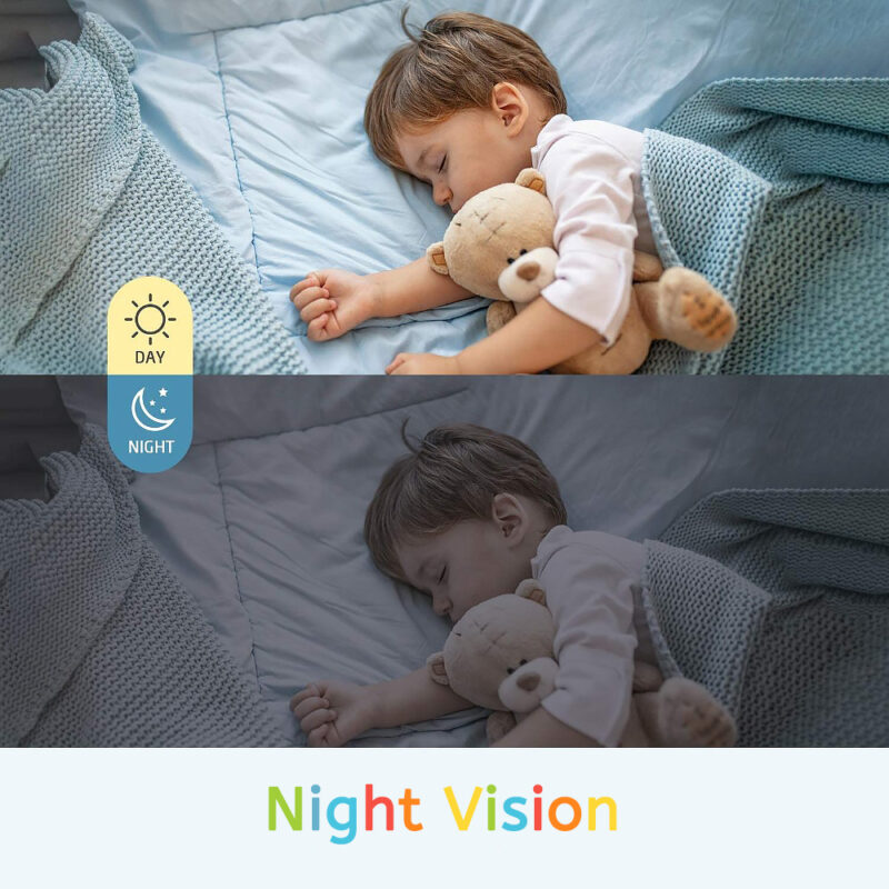 Baby monitor model : tv-bm308-5a-2mp-xm(1-1) 5''LCD