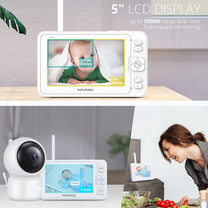 Baby monitor model : tv-bm308-5a-2mp-xm(1-1) 5''LCD