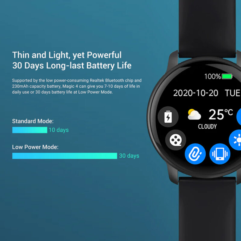 Smart Watch kospet modelo : magic 4 cor preto