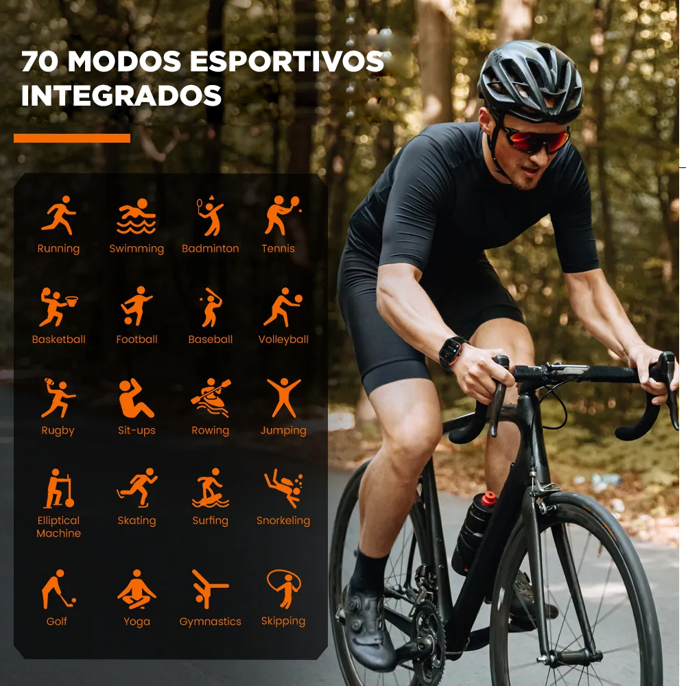 Relógio kospet modelo tank m2