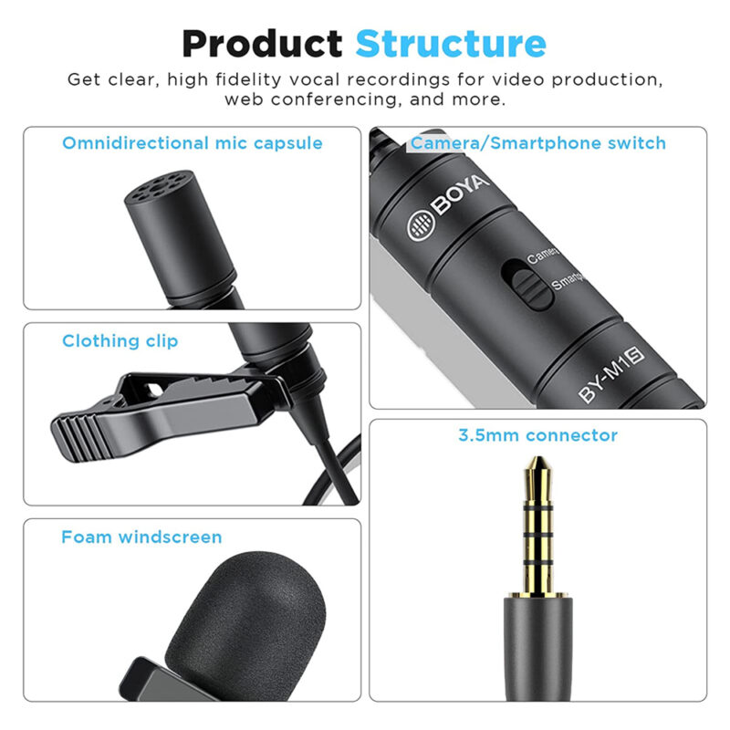 Microfone Boya BY-M1S