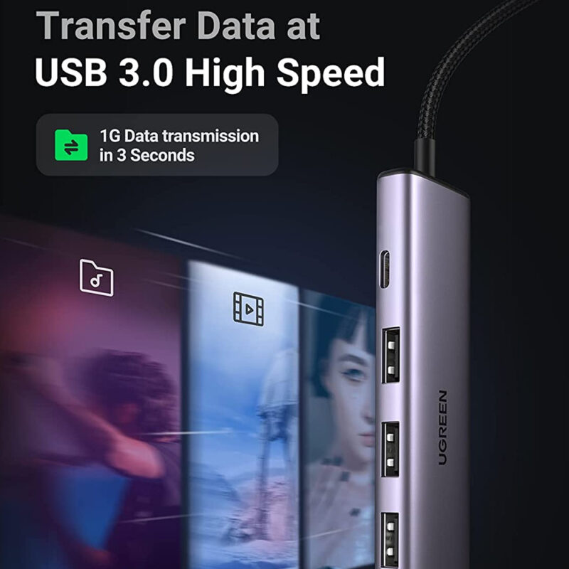 UGREEN USB 3.0 to 4*USB 3.0 Hub CM473 20805