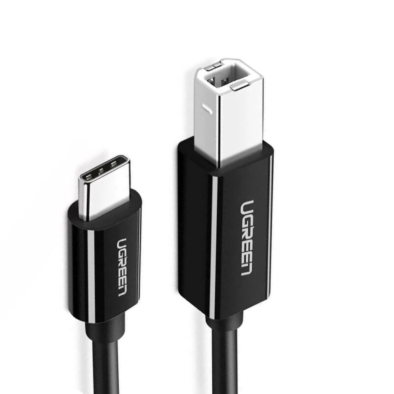 UGREEN USB-C to USB-B 2.0 Printer Cable 2m (Black) 50446