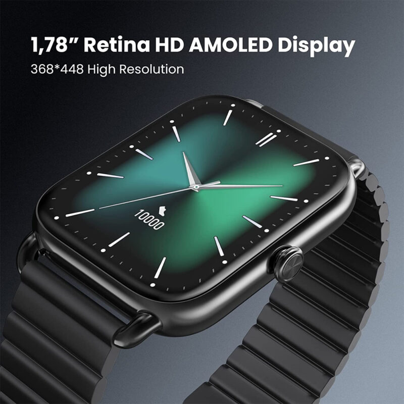 Relógio Smartwatch Haylou RS4 Plus Tela 1.78 pol. Preto