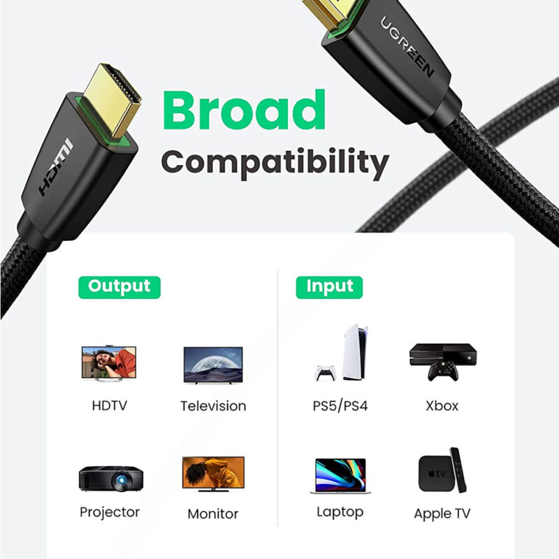 UGREEN HDMI M/M Cable 3m (Black) 40411