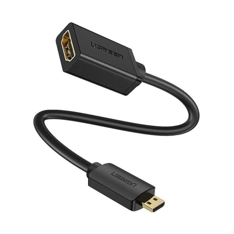 Cabo Adaptador Micro Hdmi para Hdmi Ugreen 22cm Preto